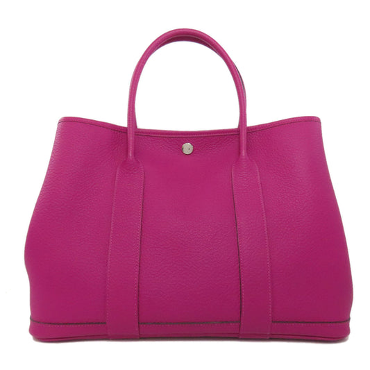 HERMES Tote Bag Negonda pink Garden Party PM SilverMetal Women  d