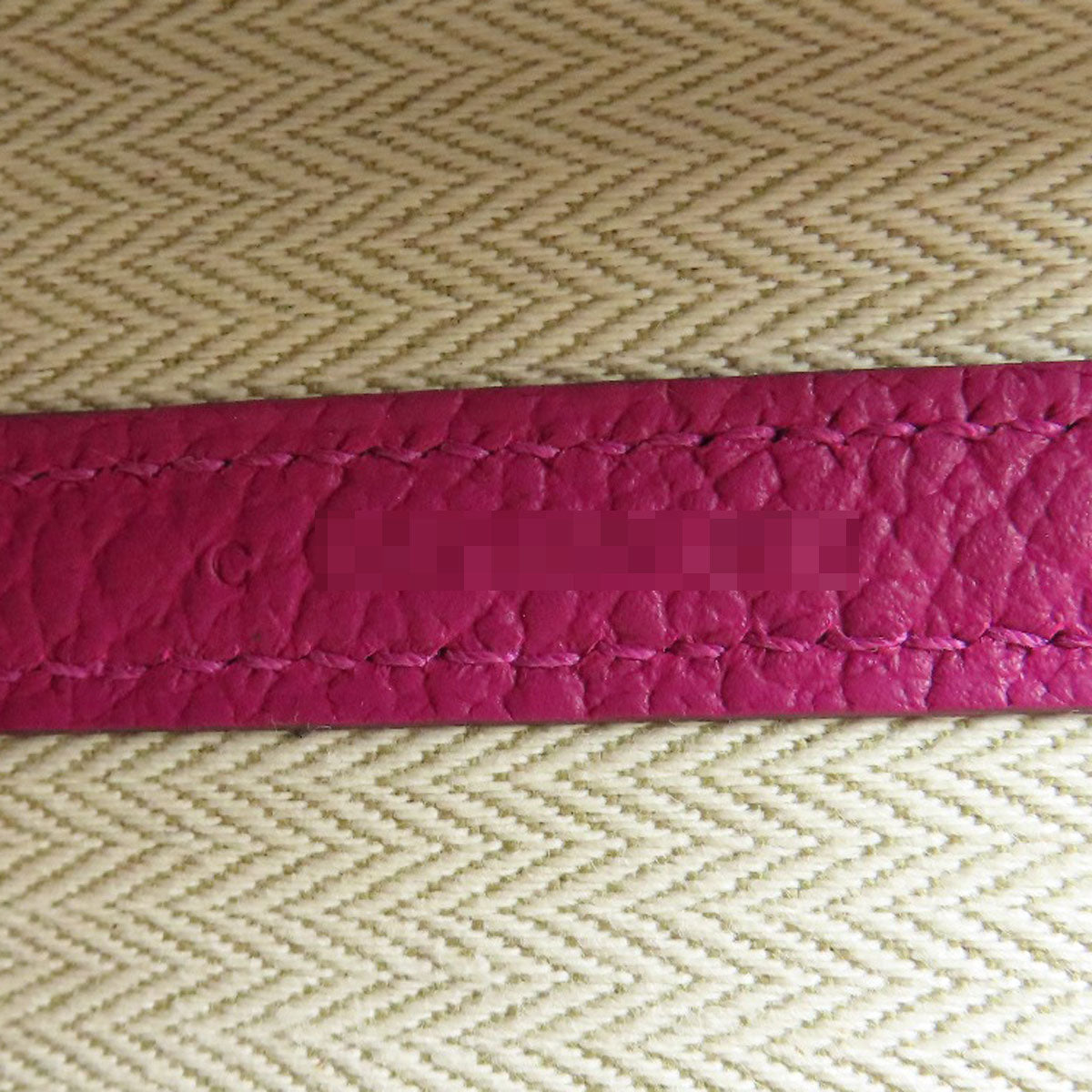 HERMES Tote Bag Negonda pink Garden Party PM SilverMetal Women  d
