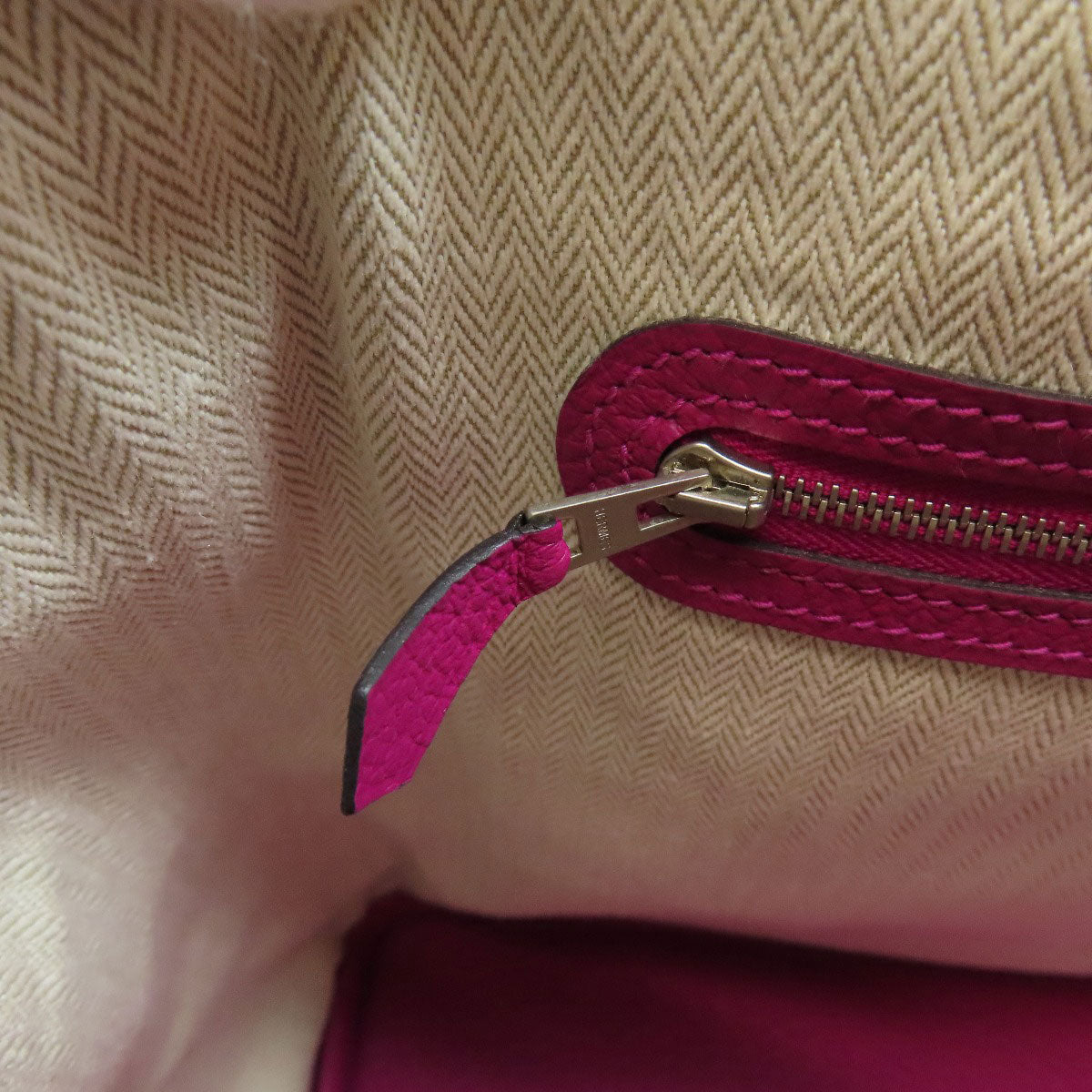 HERMES Tote Bag Negonda pink Garden Party PM SilverMetal Women  d