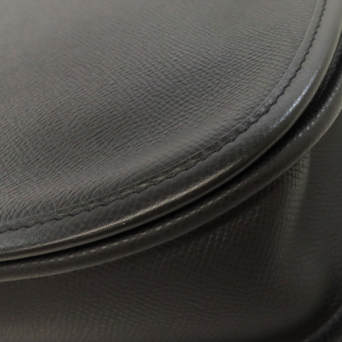 HERMES Shoulder Bag Epsom black Evelyn 3 PM SilverMetal Women  d