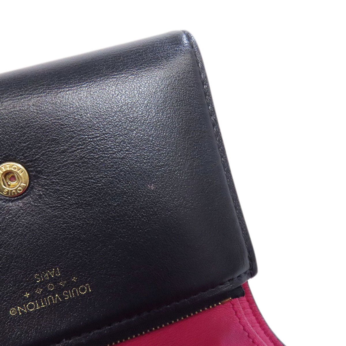 LOUIS VUITTON Bifold Wallet M69176 leather black Portefeuille LV Pont Neuf Women  d