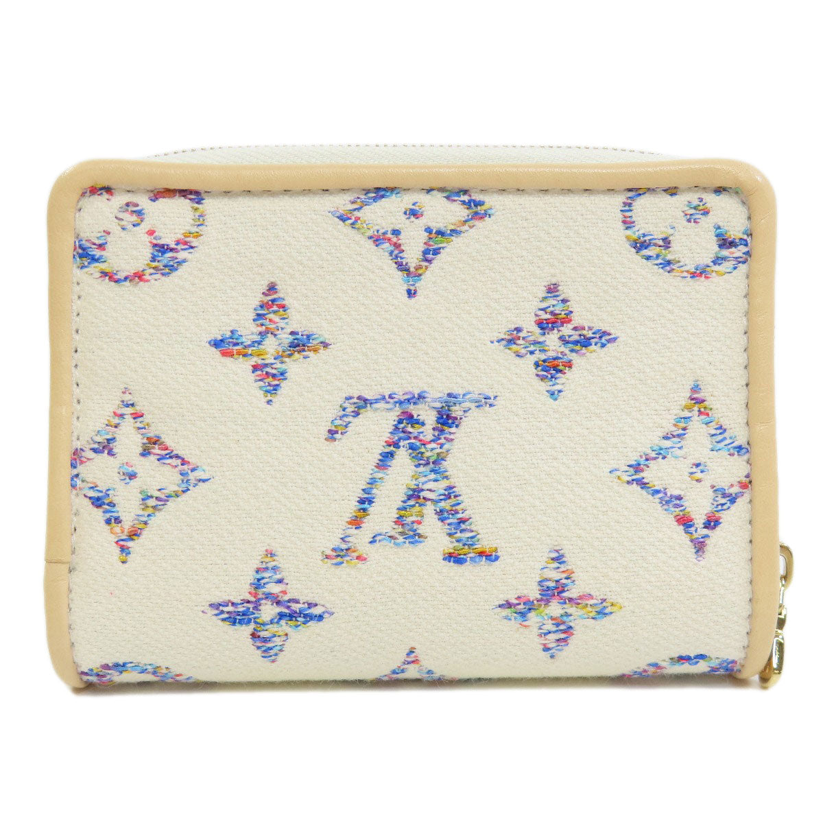 LOUIS VUITTON Bifold Wallet M83500 Monogram Jaguar white Portefeuille Lou Women  d