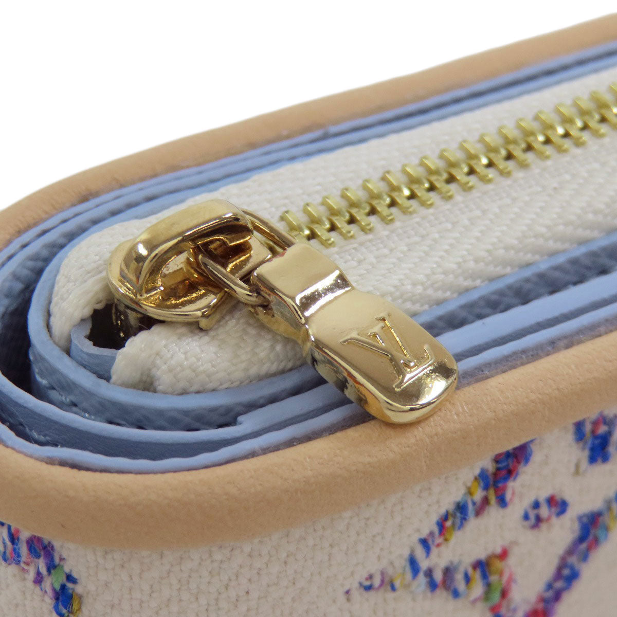 LOUIS VUITTON Bifold Wallet M83500 Monogram Jaguar white Portefeuille Lou Women  d