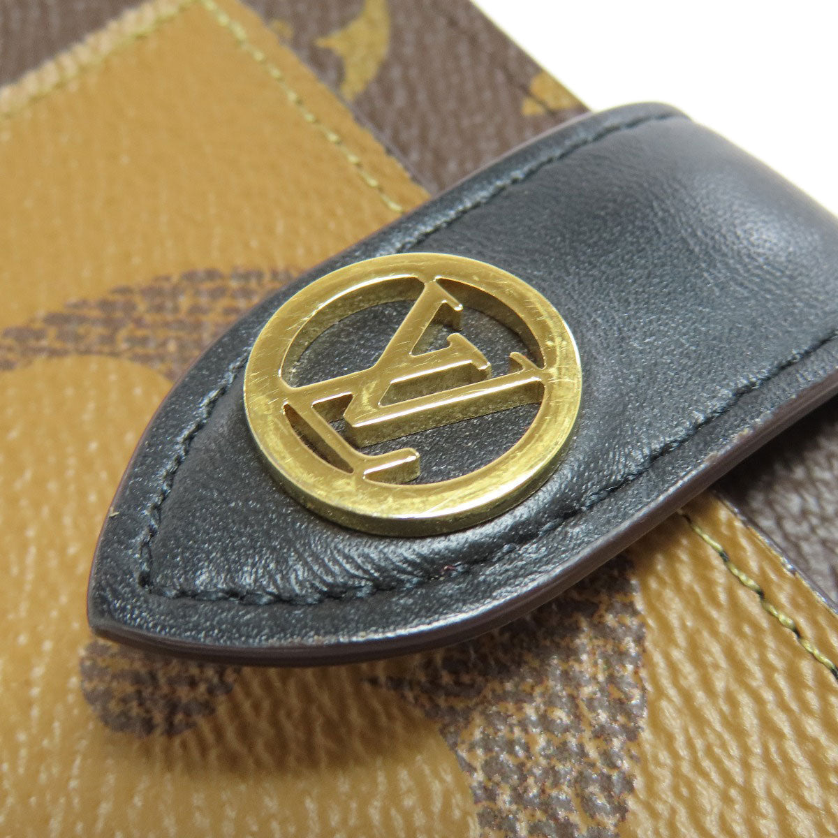 LOUIS VUITTON Bifold Wallet M69432 Monogram reverse Brown Portefeuille Juliet Women  d