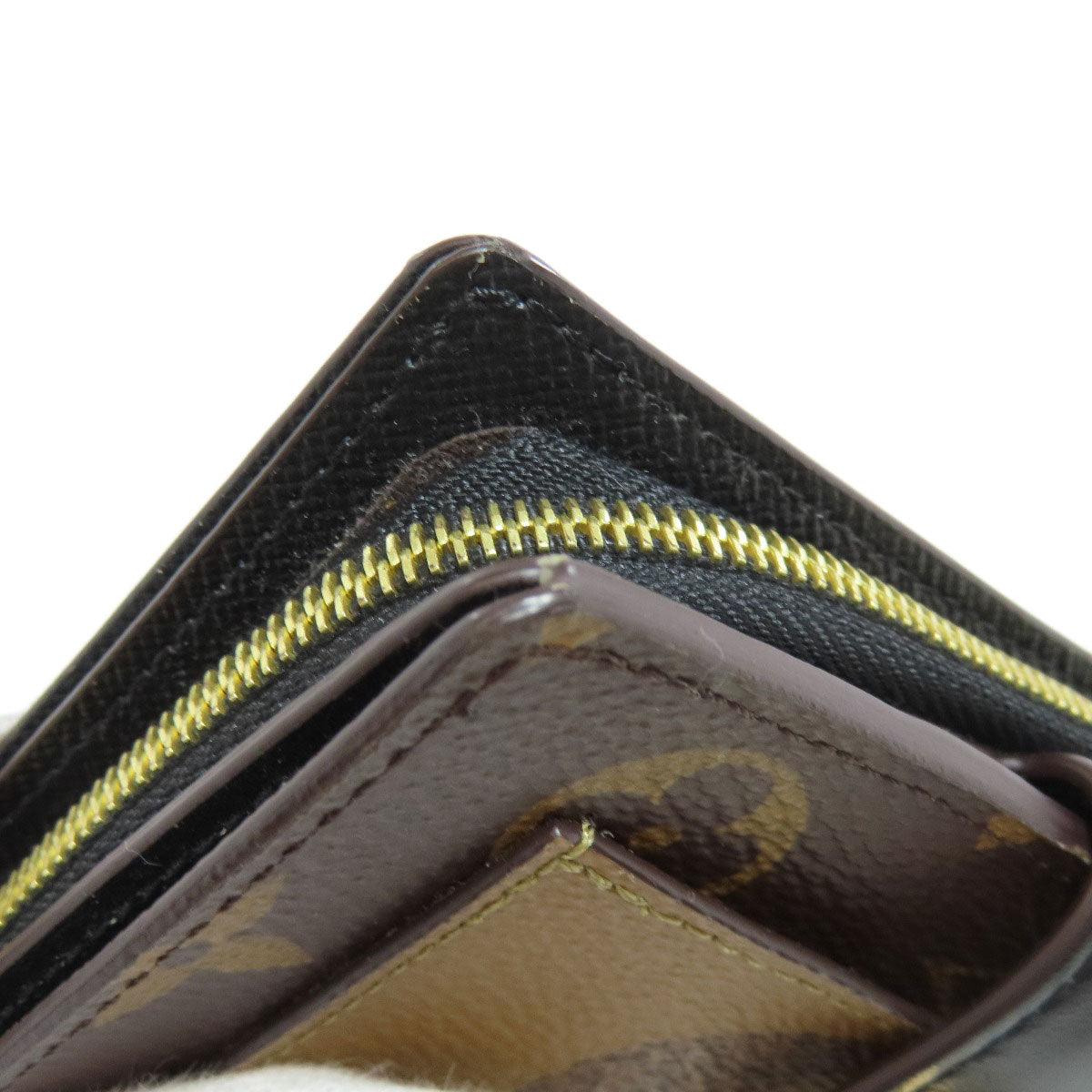 LOUIS VUITTON Bifold Wallet M69432 Monogram reverse Brown Portefeuille Juliet Women  d