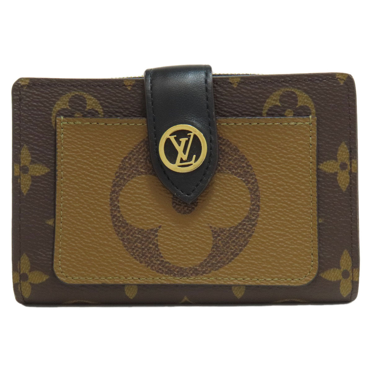 LOUIS VUITTON Bifold Wallet M69432 Monogram reverse Brown Portefeuille Juliet Women  d
