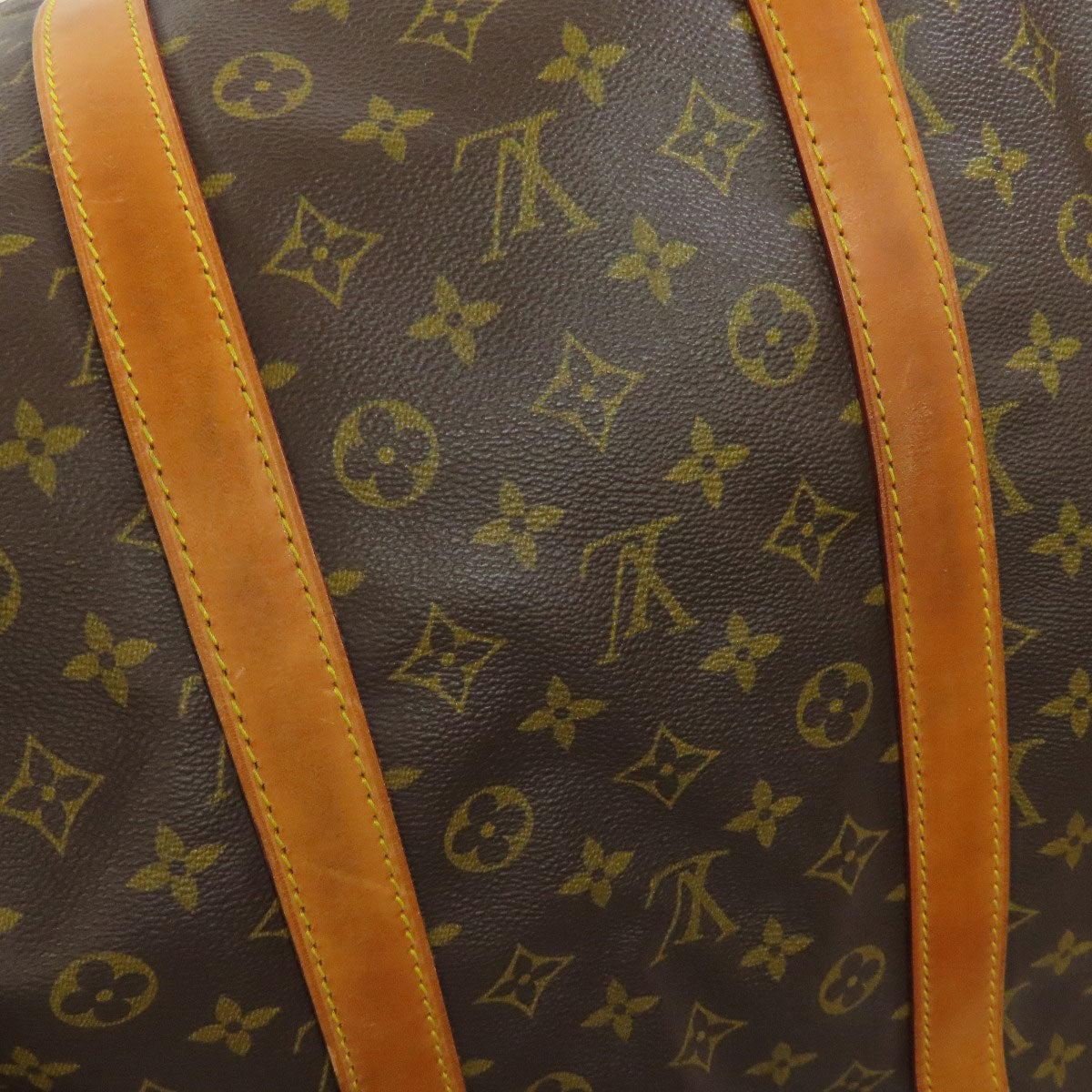 LOUIS VUITTON Boston Duffel bag M41424 Monogram canvas Brown Keepall 55 mens(Unisex)  d