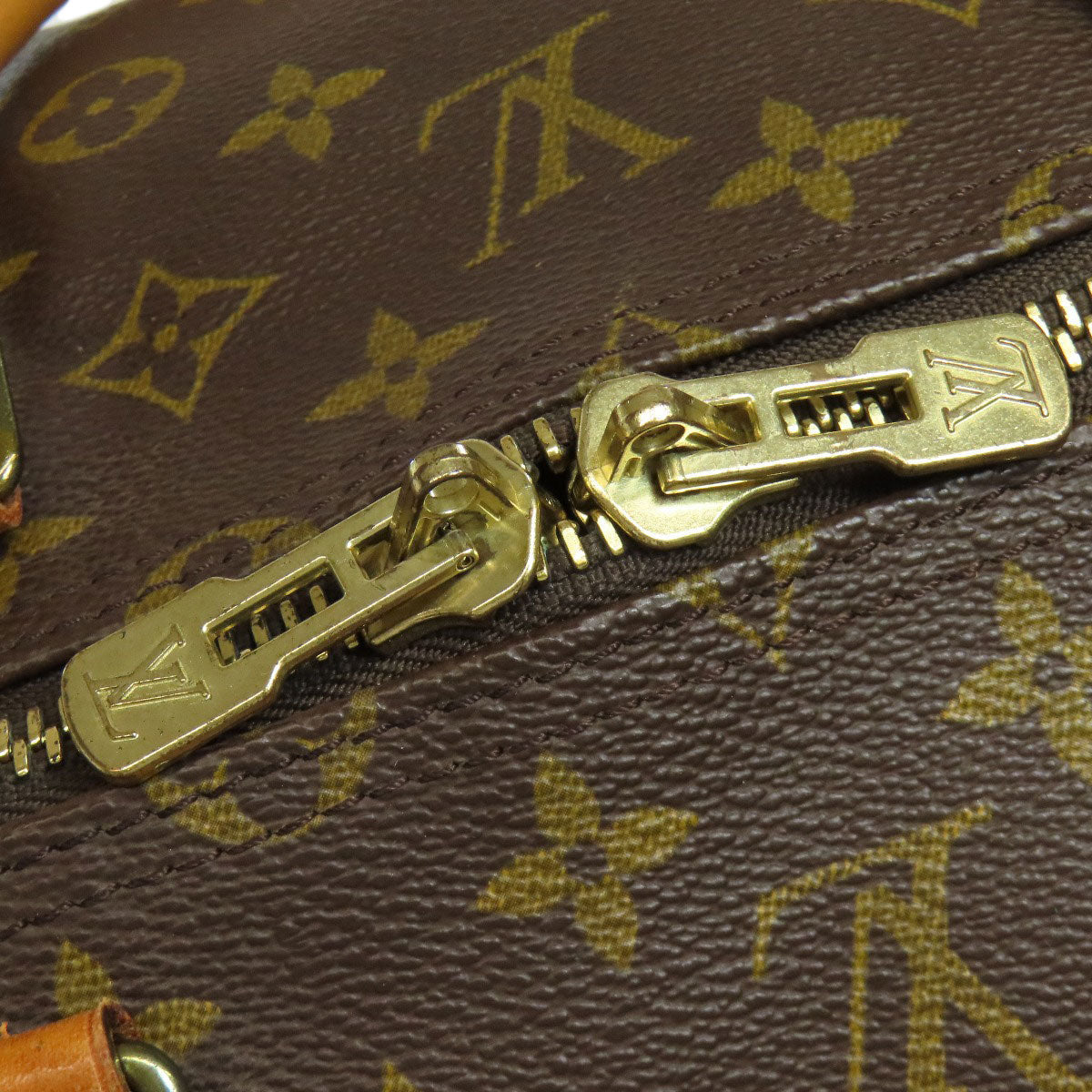 LOUIS VUITTON Boston Duffel bag M41424 Monogram canvas Brown Keepall 55 mens(Unisex)  d