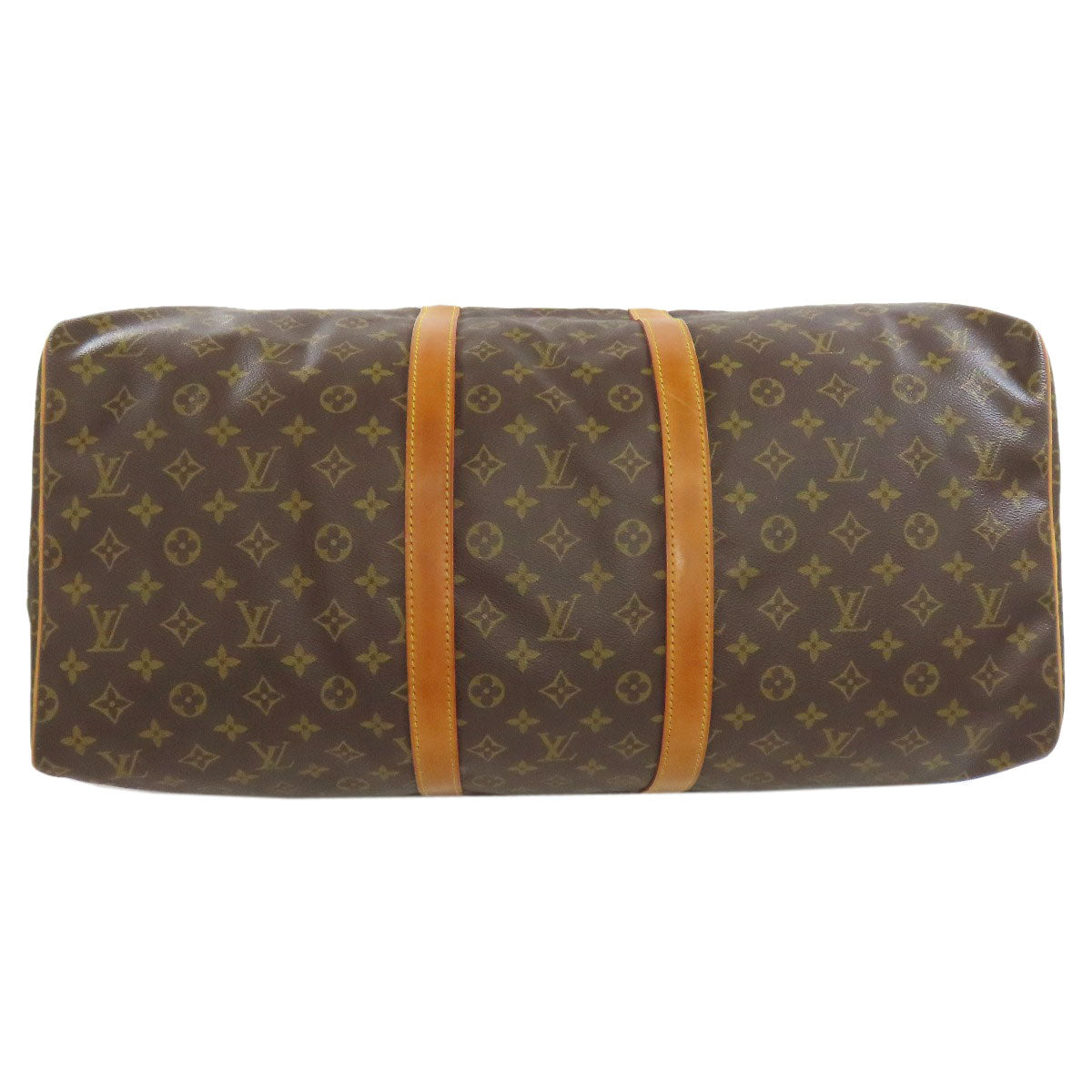 LOUIS VUITTON Boston Duffel bag M41424 Monogram canvas Brown Keepall 55 mens(Unisex)  d
