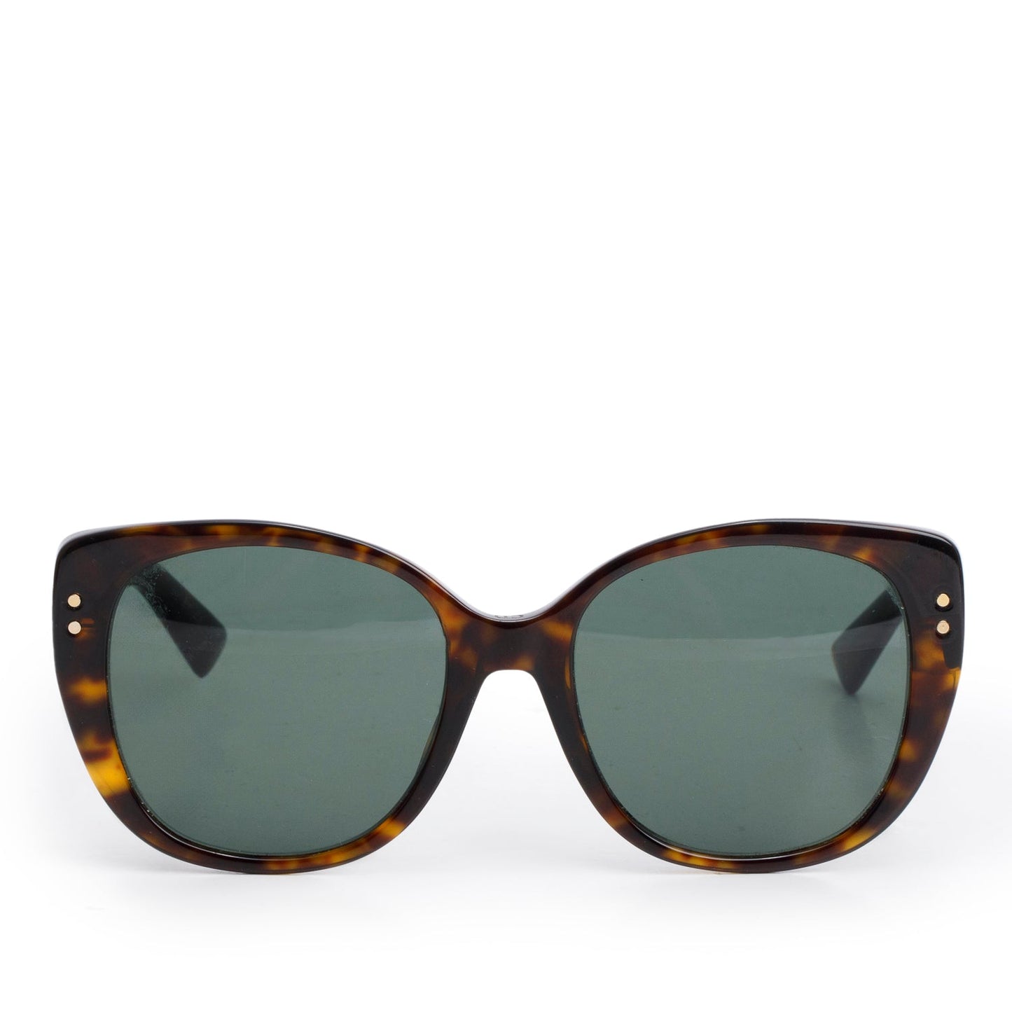 Christian Dior Tortoise Lady Dior Studs4F Acetate Sunglasses
