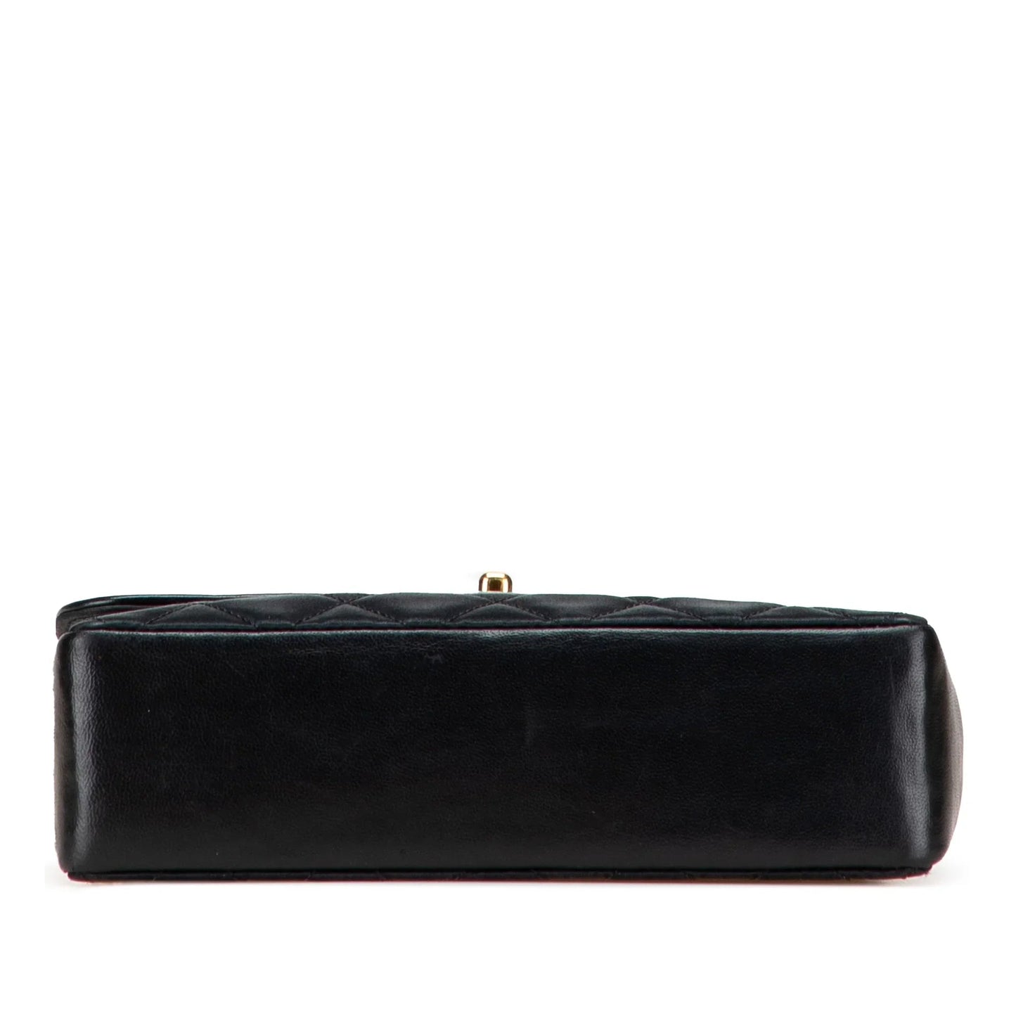 Black Chanel CC Quilted Satin Bijoux Chain Single Flap Crossbody Bag