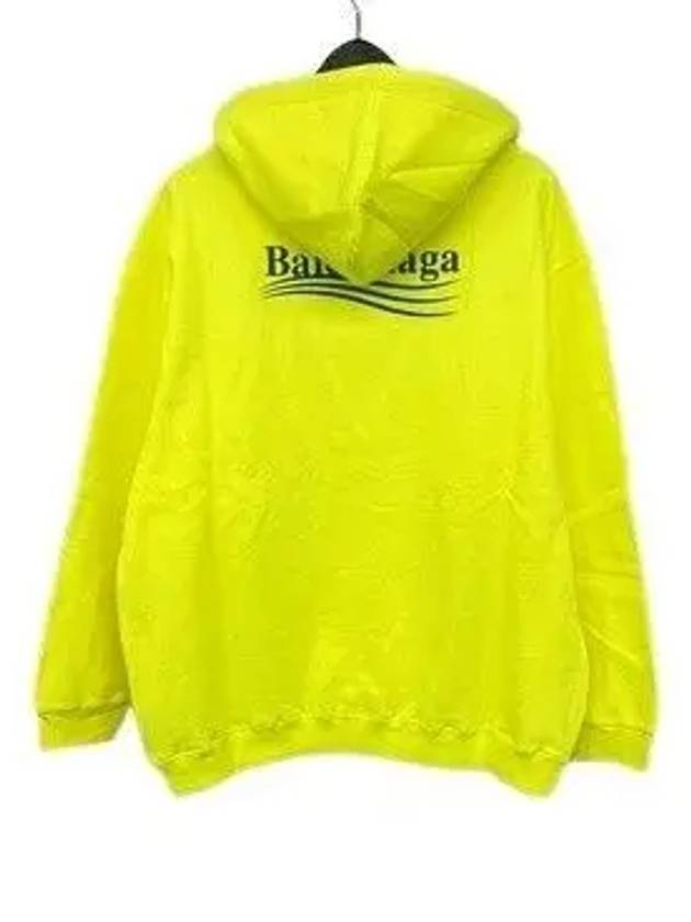 Luxury Balenciaga Trending 2025 Men's Political Wave Logo Hoodie Neon