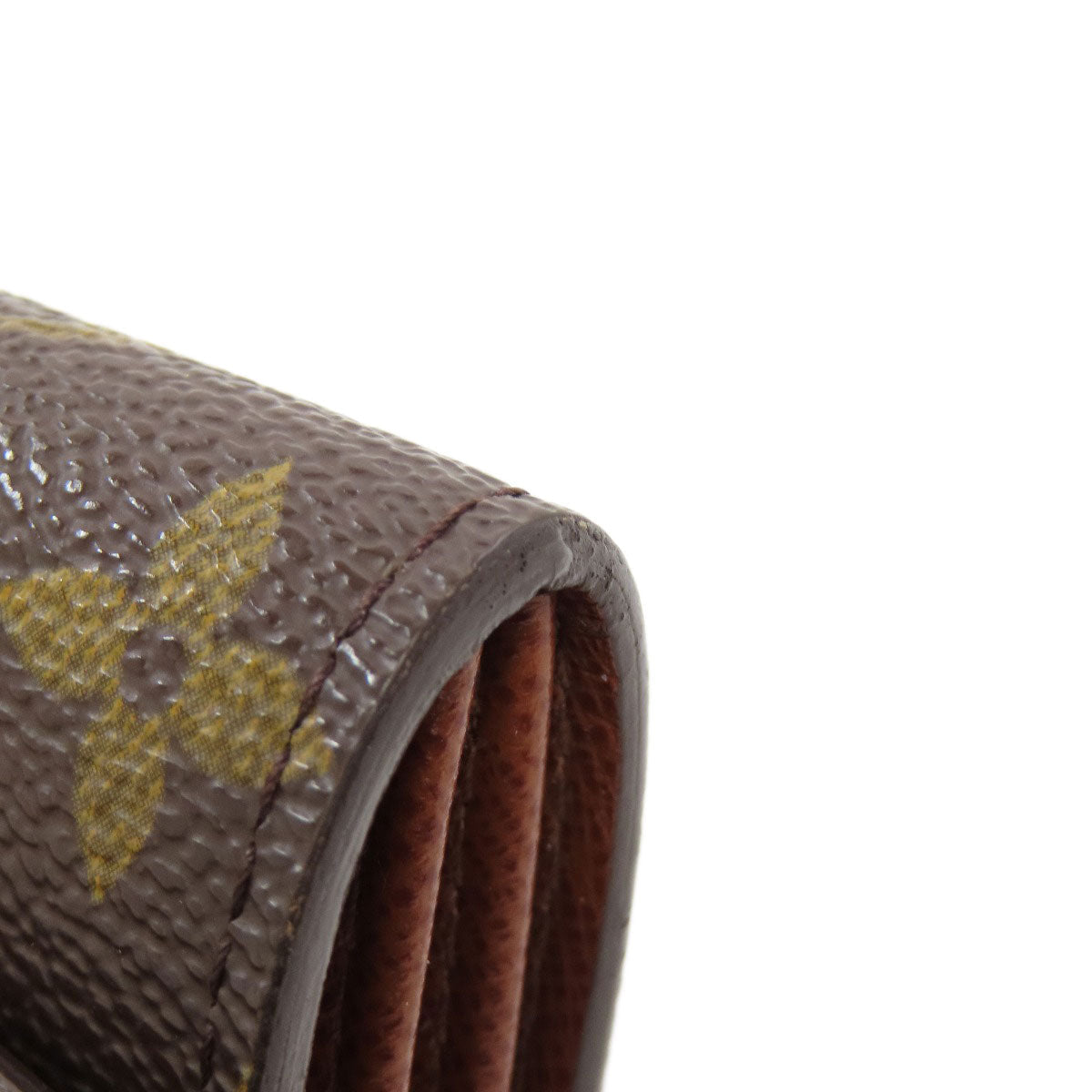 LOUIS VUITTON Bifold Wallet M61735 Monogram canvas Brown Portonet Zip Women  d