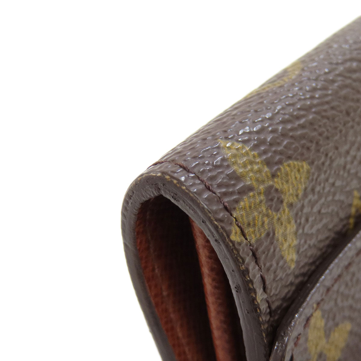 LOUIS VUITTON Bifold Wallet M61735 Monogram canvas Brown Portonet Zip Women  d