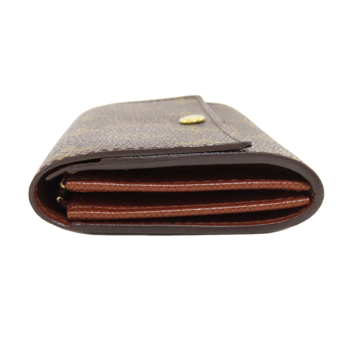 LOUIS VUITTON Bifold Wallet M61735 Monogram canvas Brown Portonet Zip Women  d