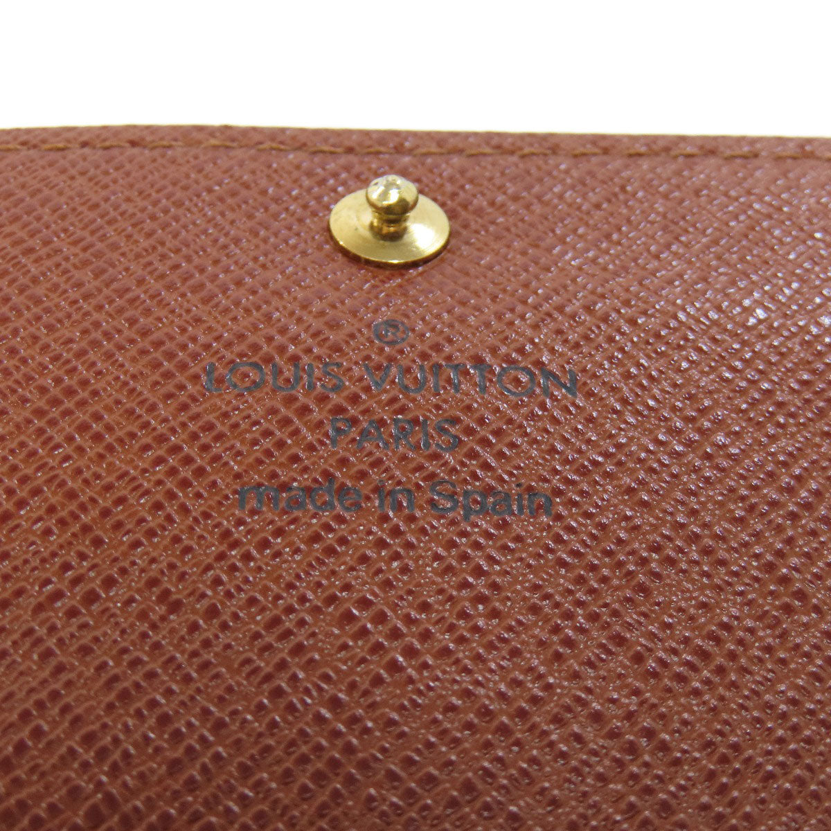LOUIS VUITTON Bifold Wallet M61735 Monogram canvas Brown Portonet Zip Women  d