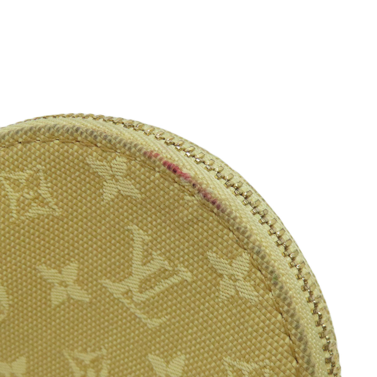 LOUIS VUITTON Coin case M92452 Monogram mini run beige Portonet Ron Women  d