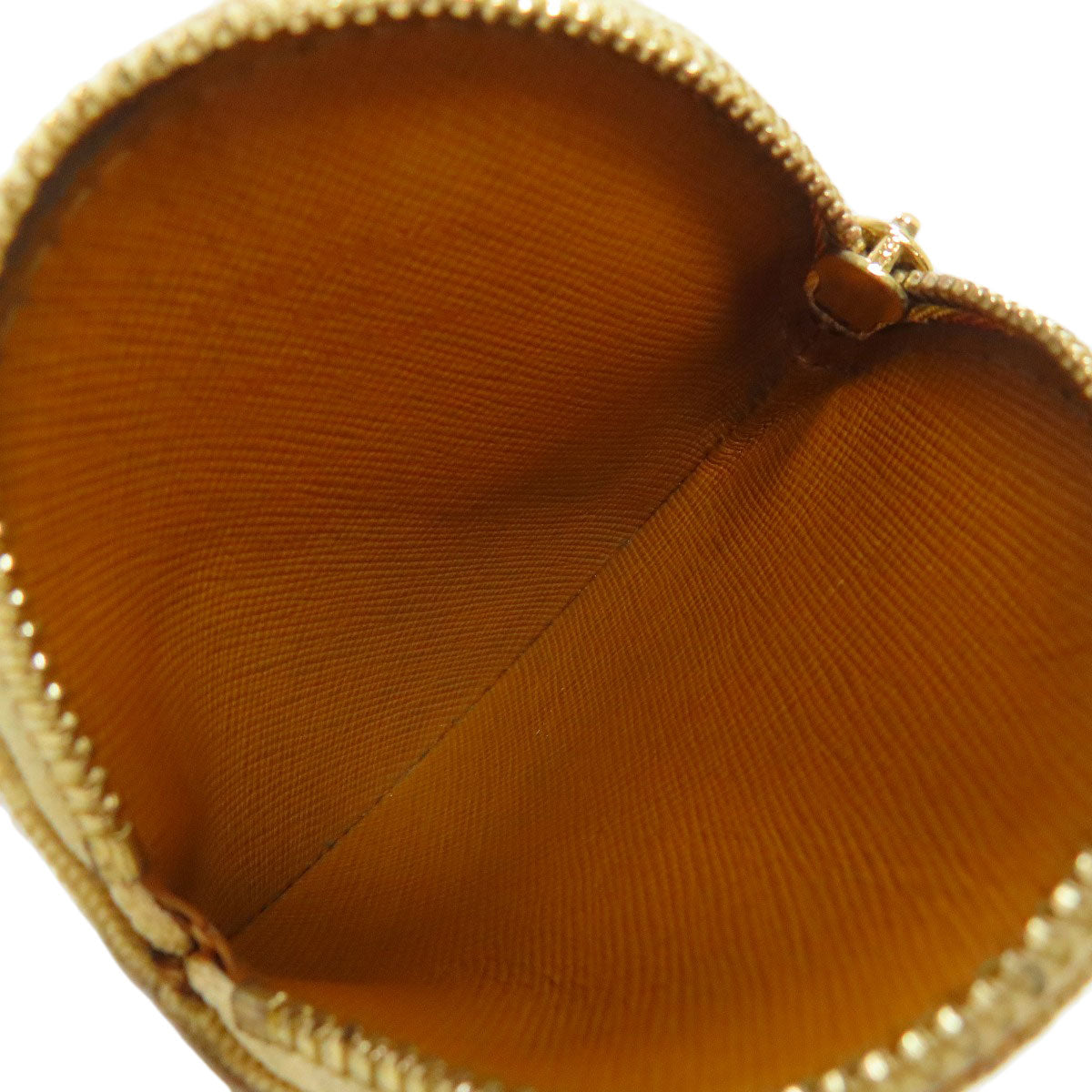 LOUIS VUITTON Coin case M92452 Monogram mini run beige Portonet Ron Women  d