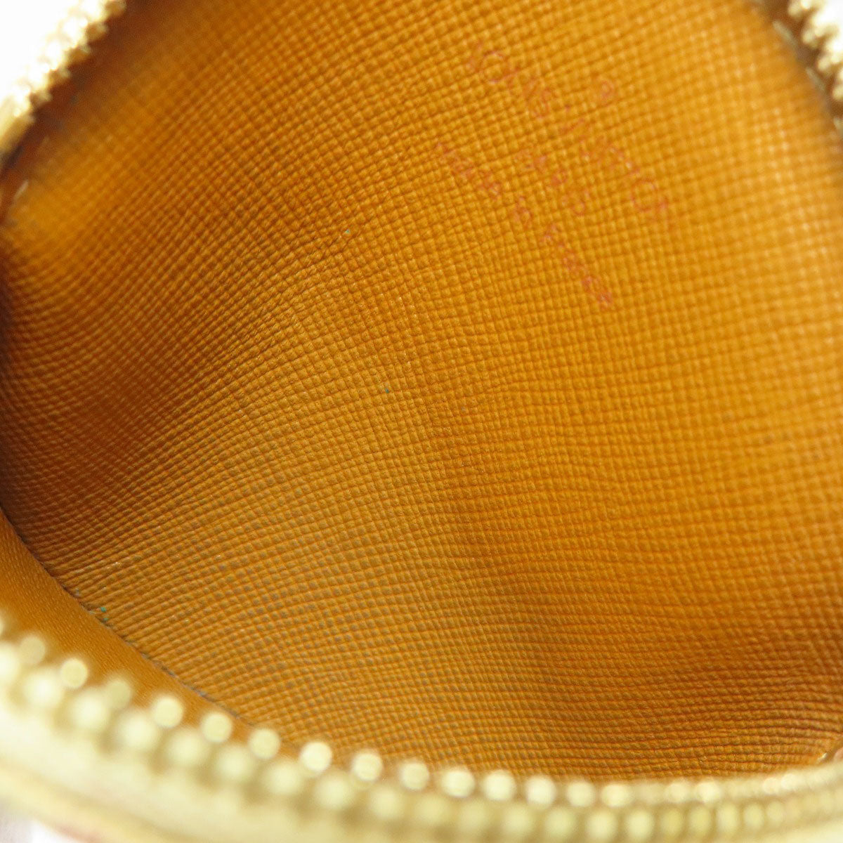 LOUIS VUITTON Coin case M92452 Monogram mini run beige Portonet Ron Women  d