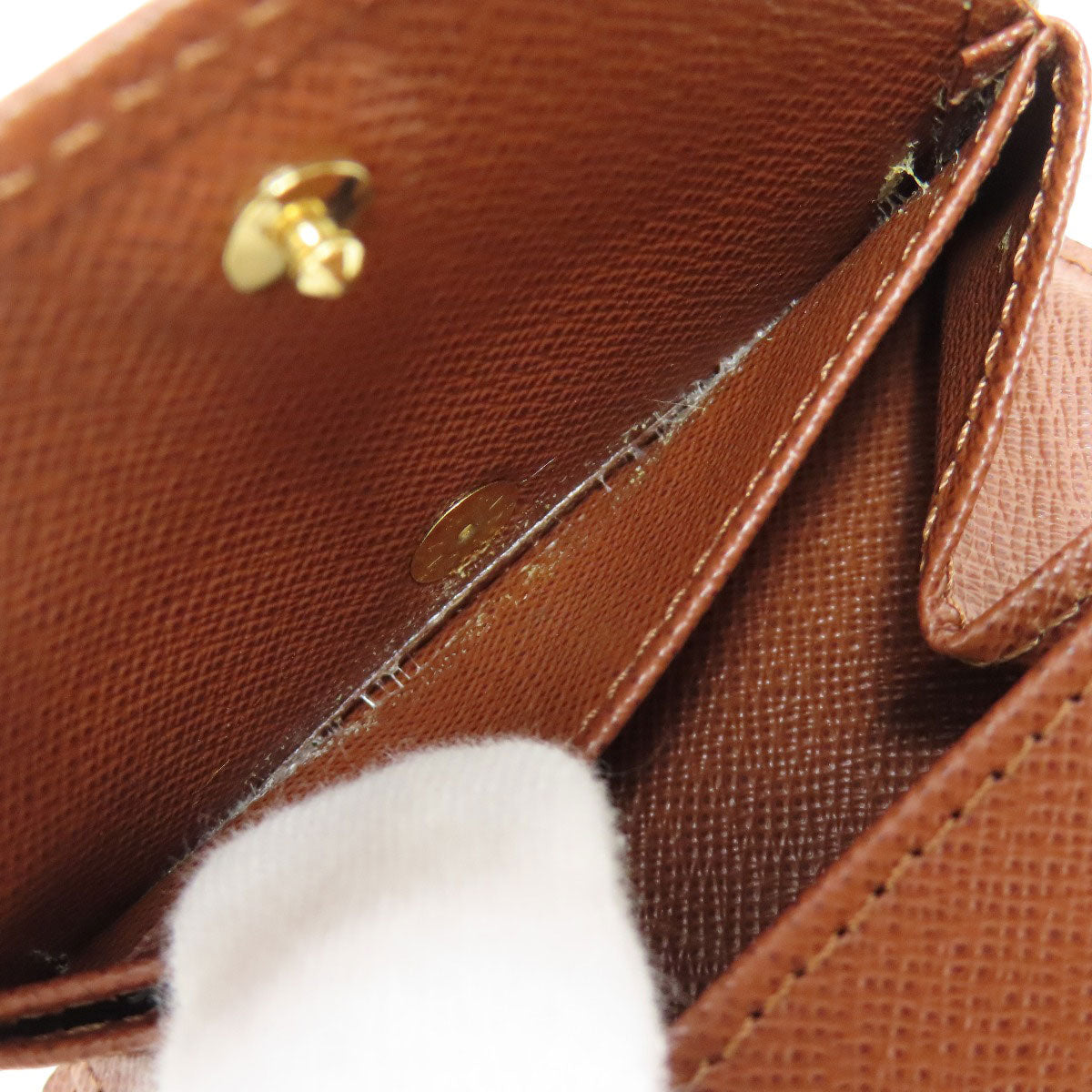LOUIS VUITTON Bifold Wallet M60045 Monogram canvas Brown Portefeuille Magellan Women  d