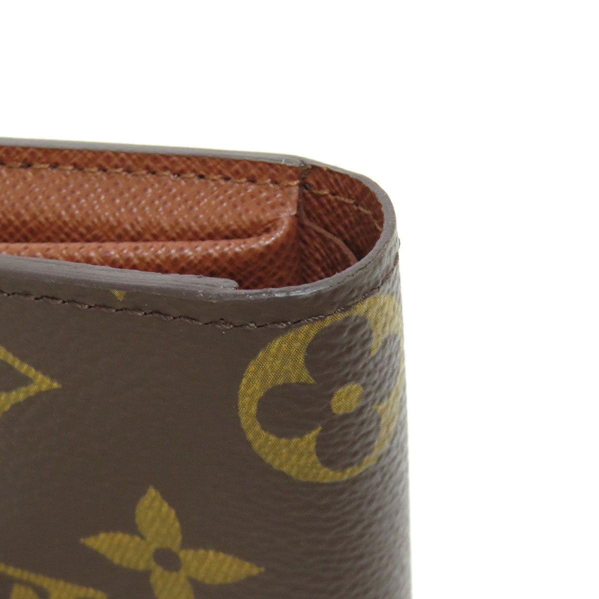 LOUIS VUITTON Bifold Wallet M60045 Monogram canvas Brown Portefeuille Magellan Women  d