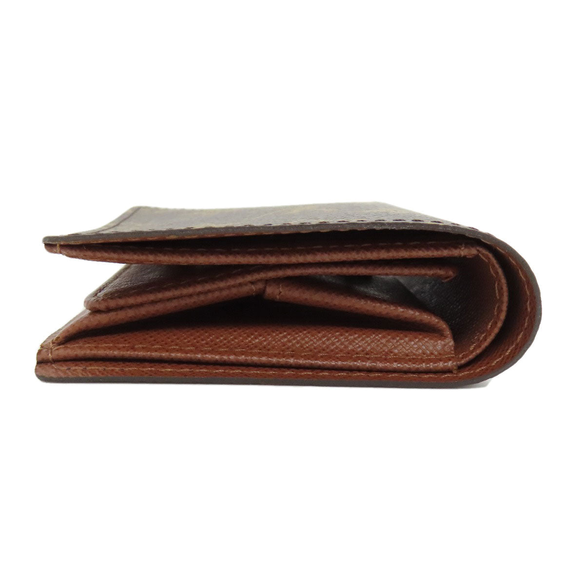LOUIS VUITTON Bifold Wallet M60045 Monogram canvas Brown Portefeuille Magellan Women  d
