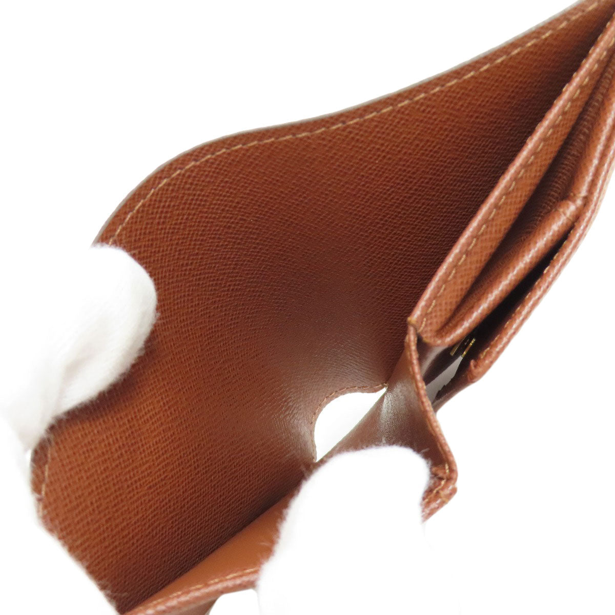 LOUIS VUITTON Bifold Wallet M60045 Monogram canvas Brown Portefeuille Magellan Women  d