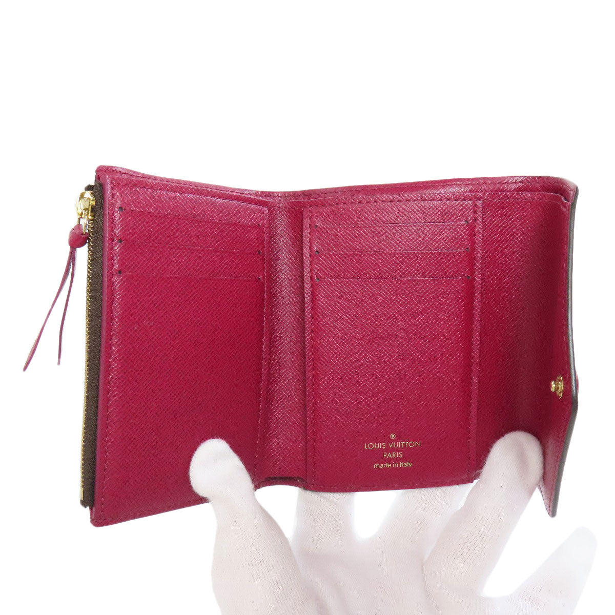 LOUIS VUITTON Bifold Wallet M41938 Monogram canvas Brown Portefeuille Victorine Women  d