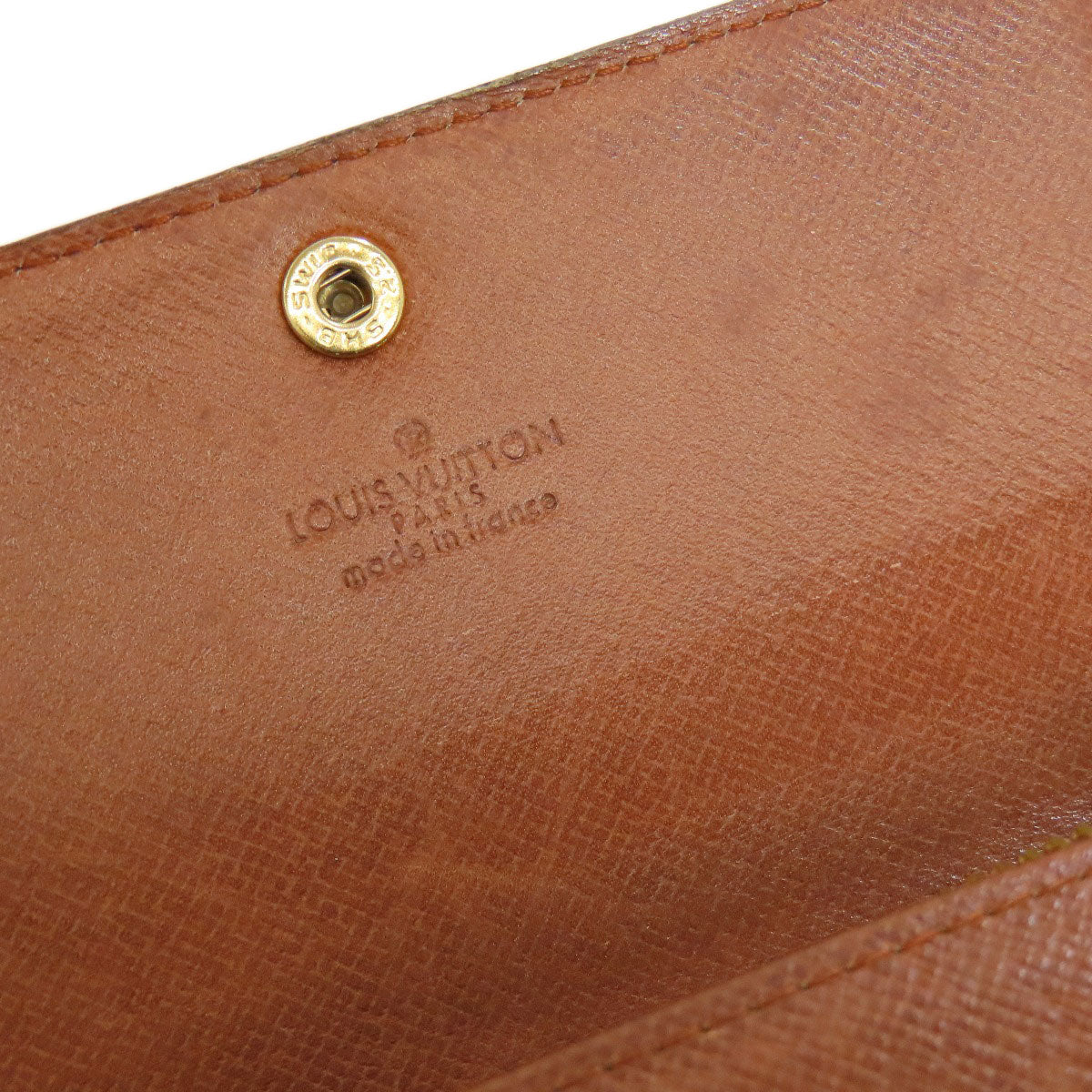 LOUIS VUITTON Bifold Wallet M61735 Monogram canvas Brown Portonet Zip Women  d