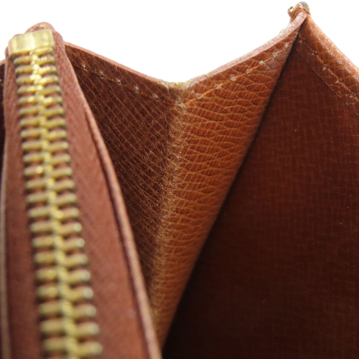 LOUIS VUITTON Bifold Wallet M61735 Monogram canvas Brown Portonet Zip Women  d