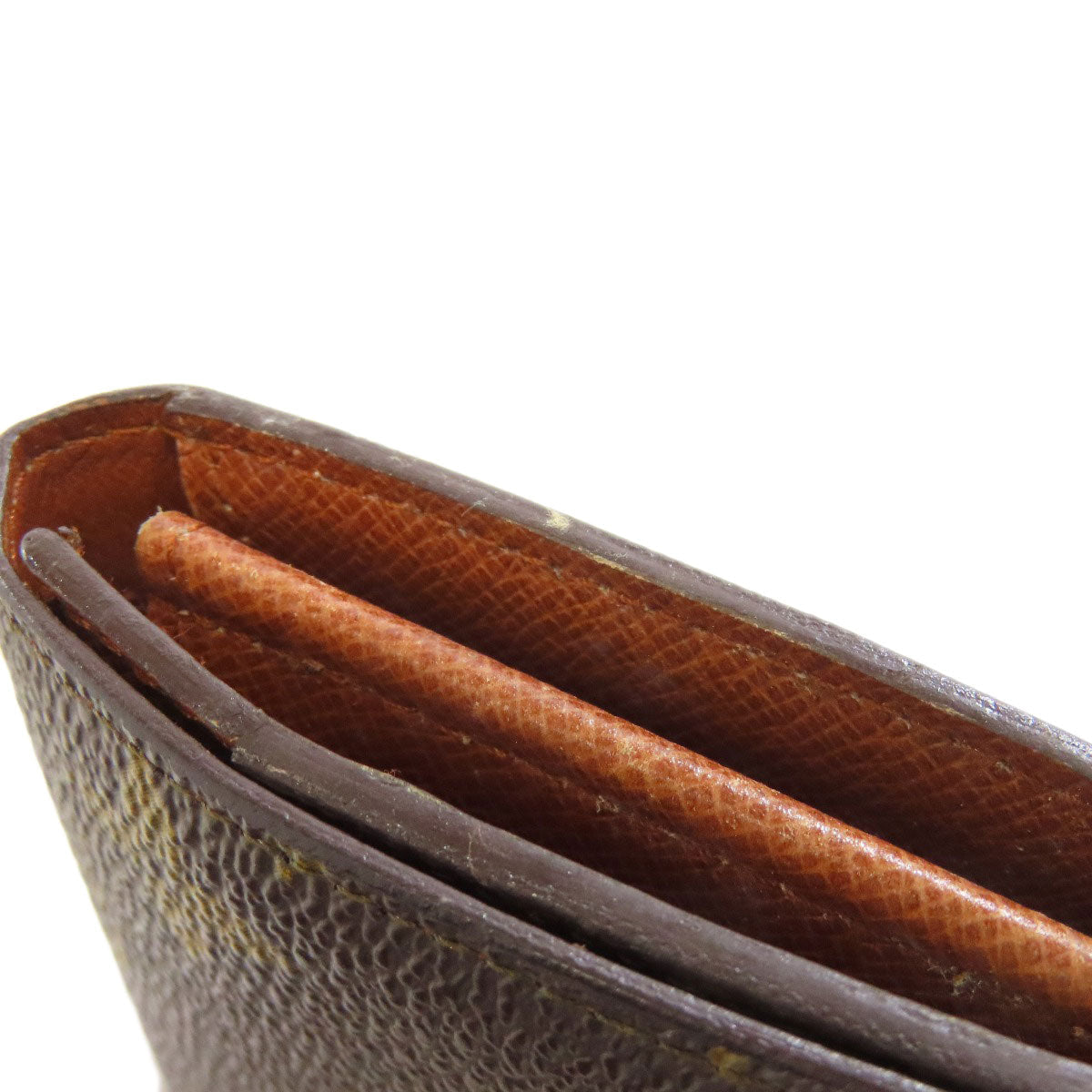 LOUIS VUITTON Bifold Wallet M61735 Monogram canvas Brown Portonet Zip Women  d