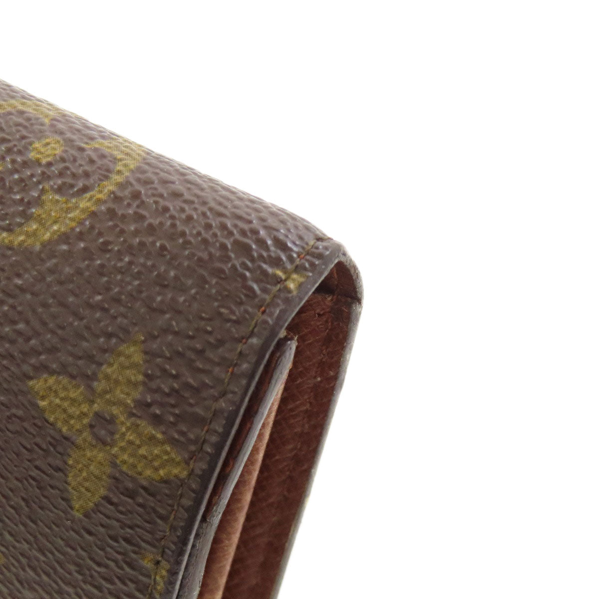 LOUIS VUITTON Bifold Wallet M61735 Monogram canvas Brown Portonet Zip Women  d