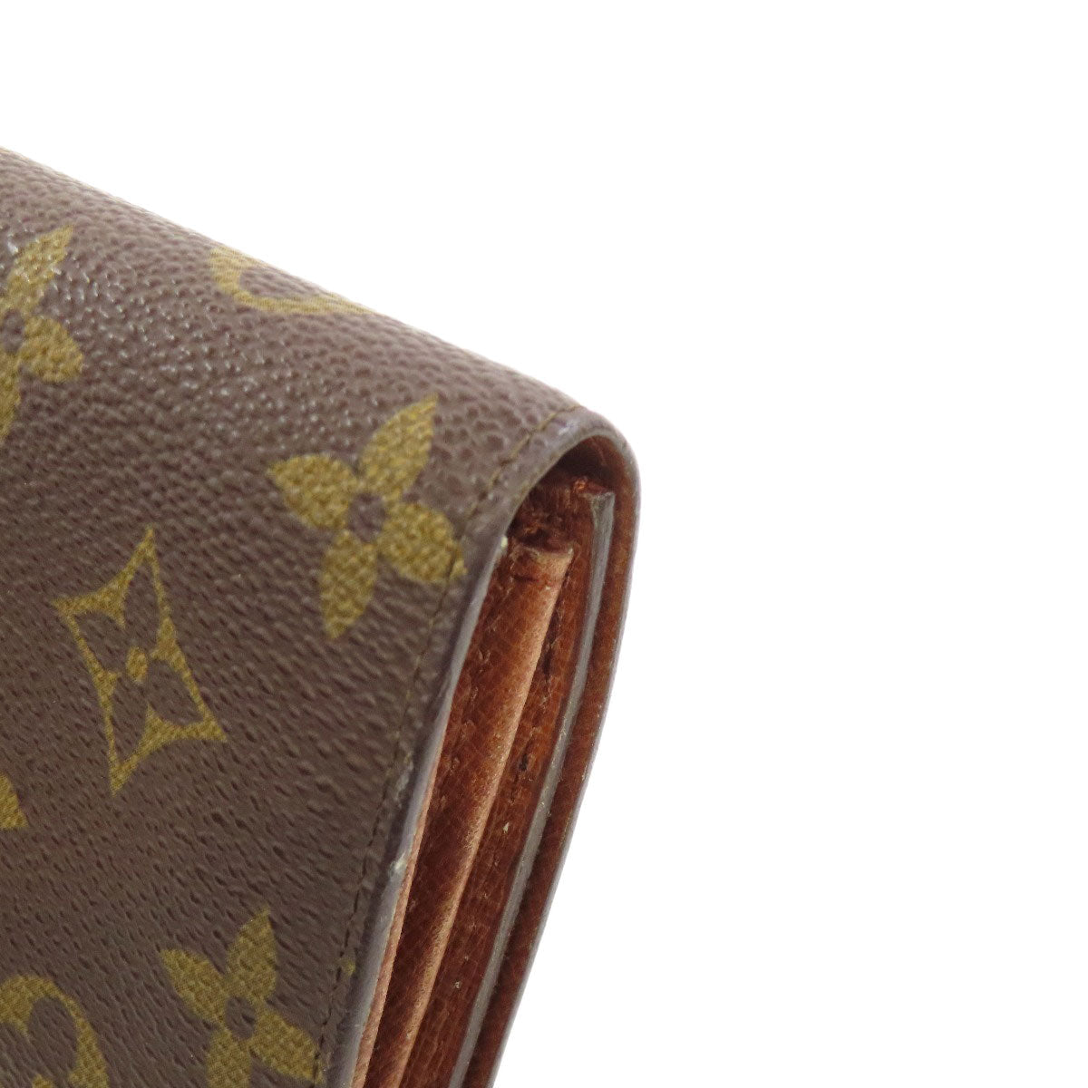 LOUIS VUITTON Bifold Wallet M61735 Monogram canvas Brown Portonet Zip Women  d