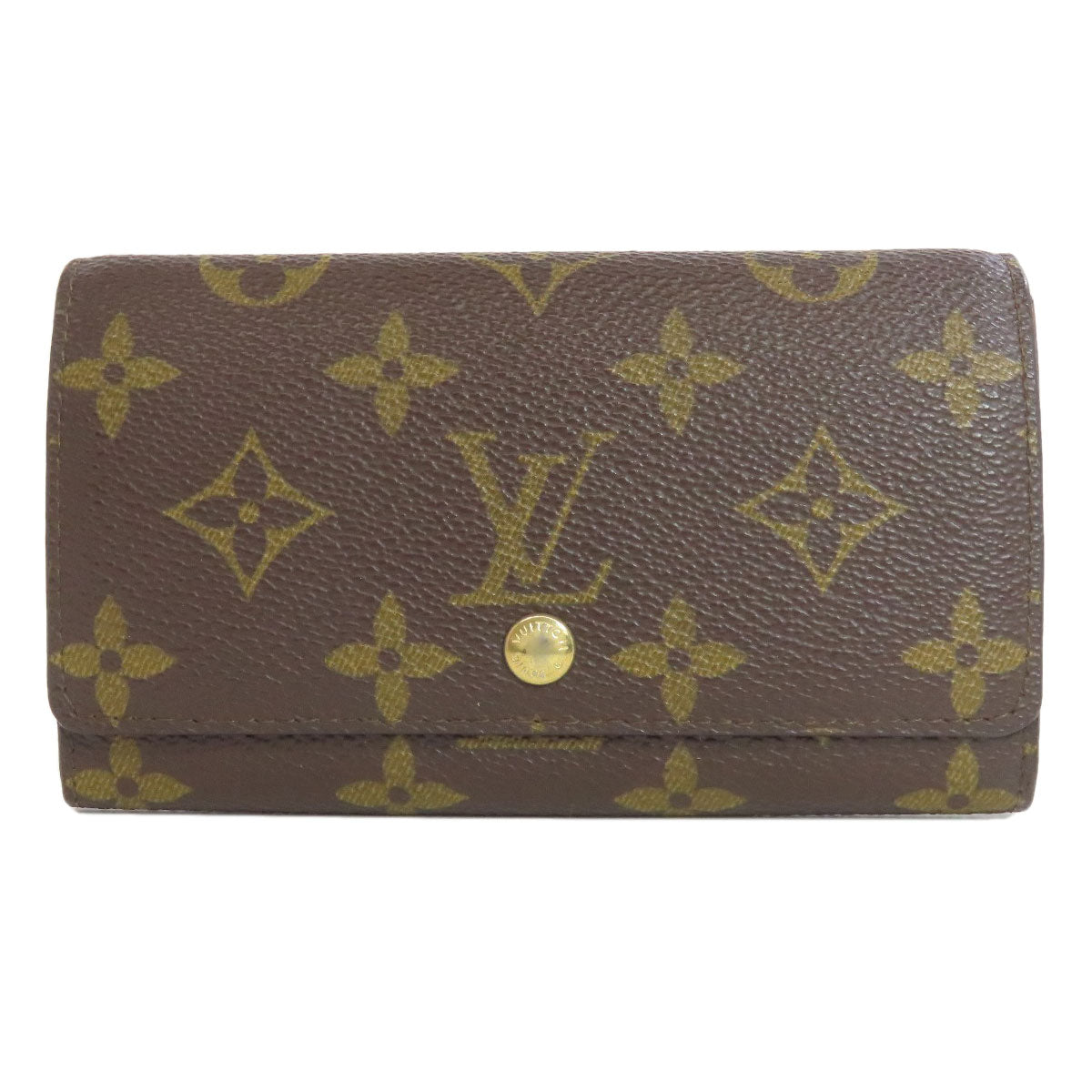 LOUIS VUITTON Bifold Wallet M61735 Monogram canvas Brown Portonet Zip Women  d