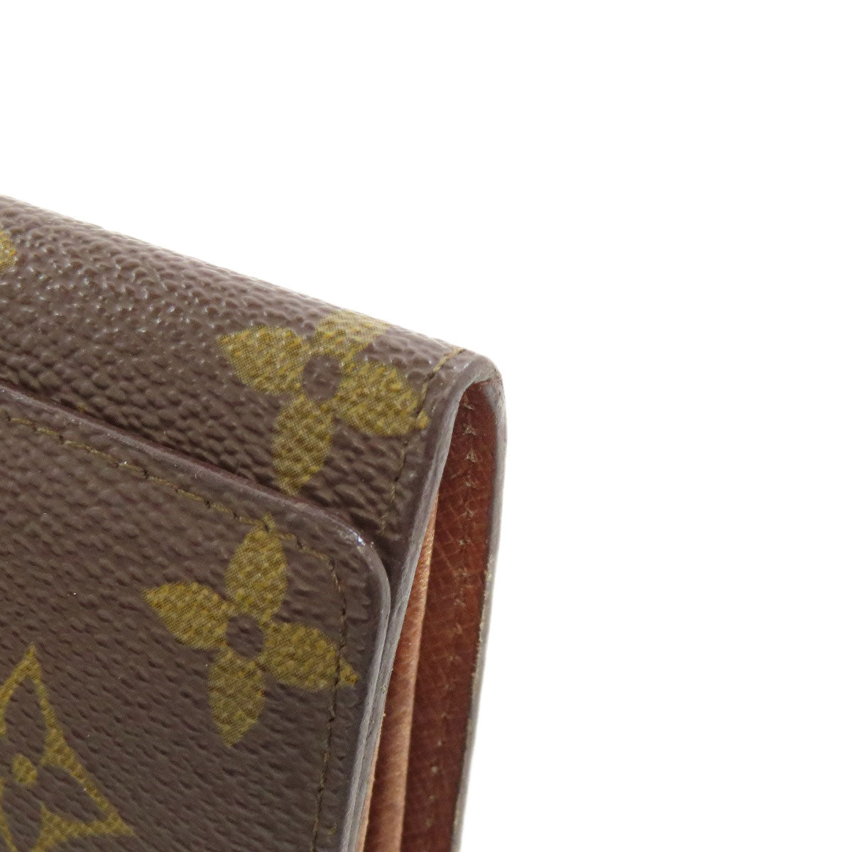 LOUIS VUITTON Bifold Wallet M61735 Monogram canvas Brown Portonet Zip Women  d
