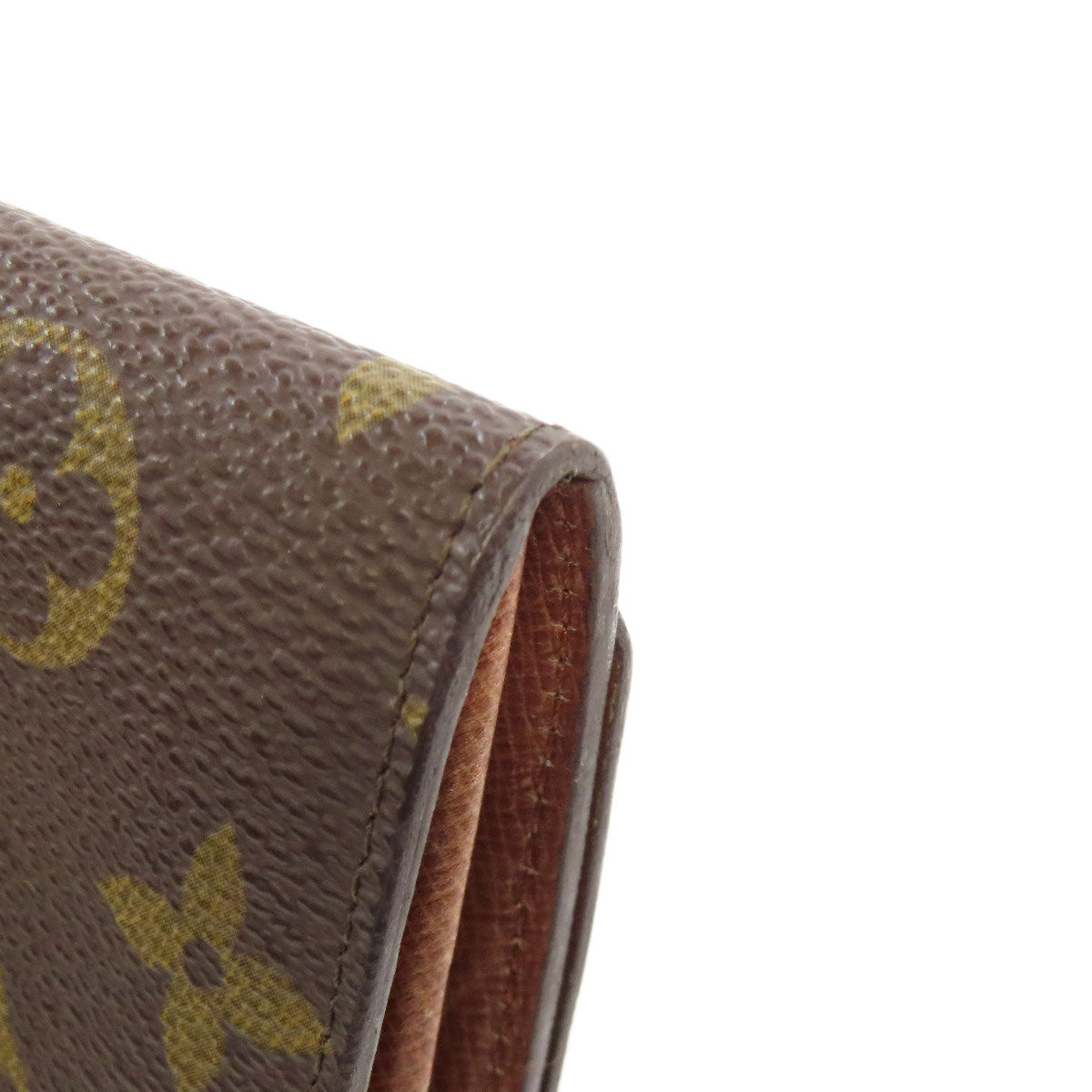 LOUIS VUITTON Bifold Wallet M61735 Monogram canvas Brown Portonet Zip Women  d