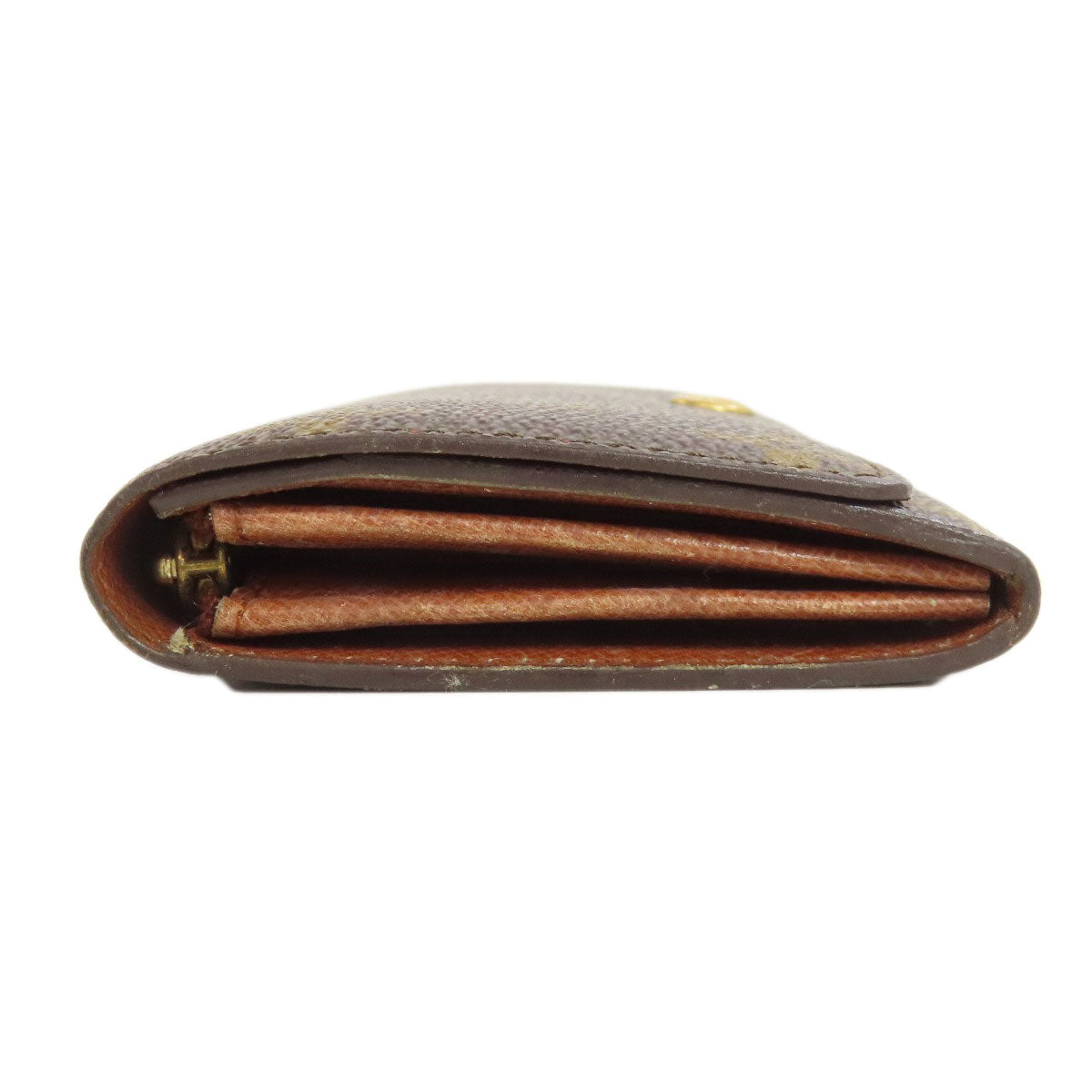 LOUIS VUITTON Bifold Wallet M61735 Monogram canvas Brown Portonet Zip Women  d