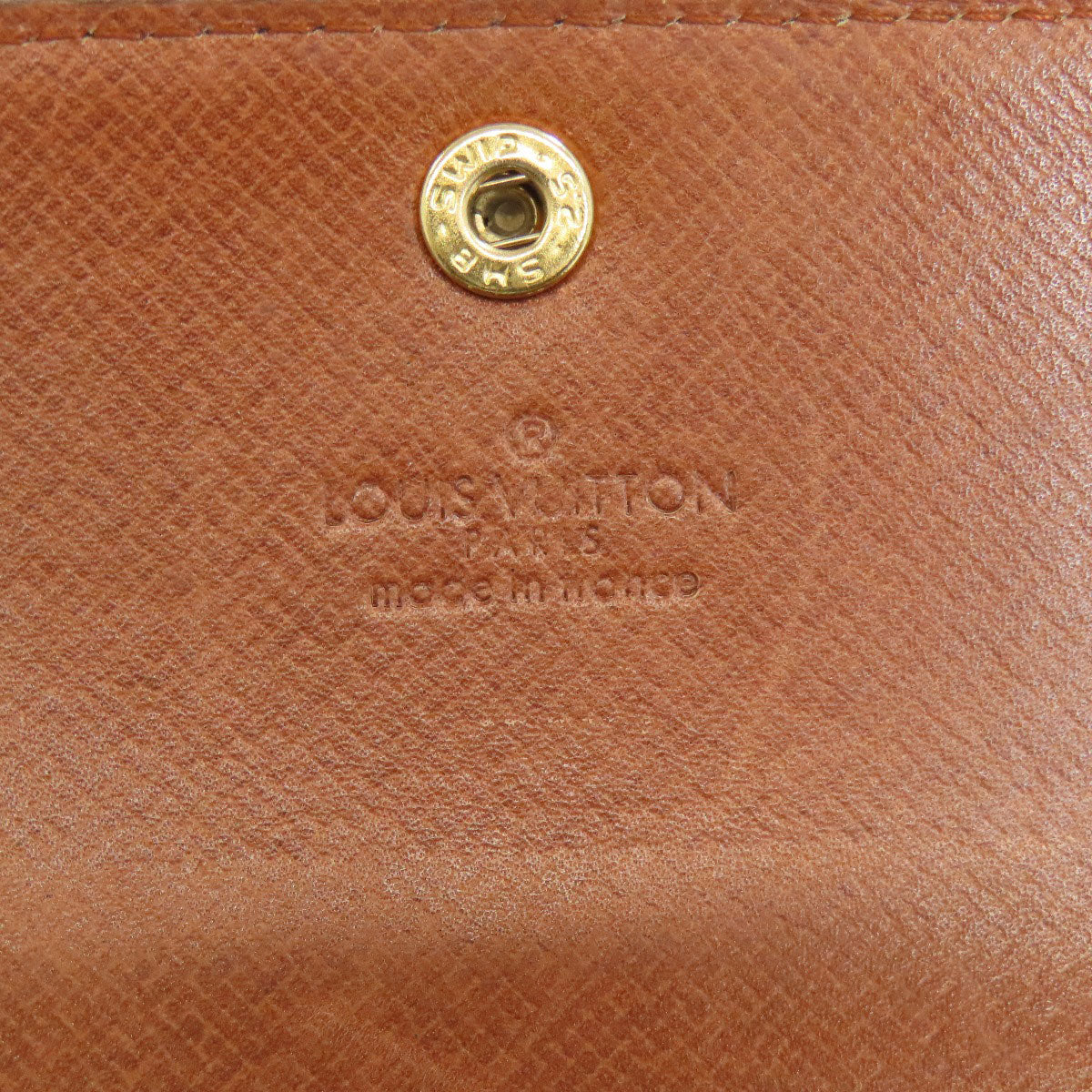 LOUIS VUITTON Bifold Wallet M61735 Monogram canvas Brown Portonet Zip Women  d