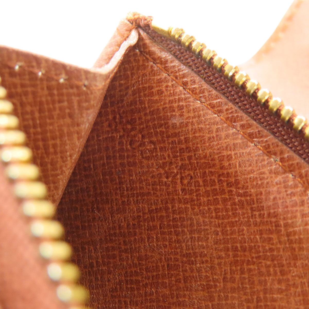 LOUIS VUITTON Bifold Wallet M61735 Monogram canvas Brown Portonet Zip Women  d