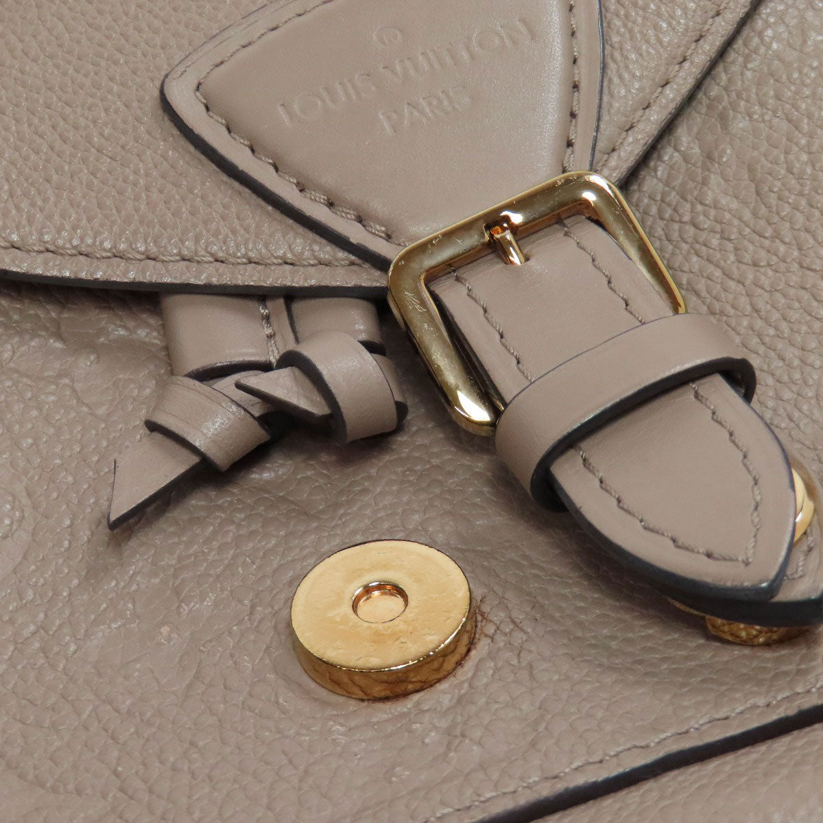 LOUIS VUITTON Backpack M45410 Ann Platt beige MontsourisPM Women  d