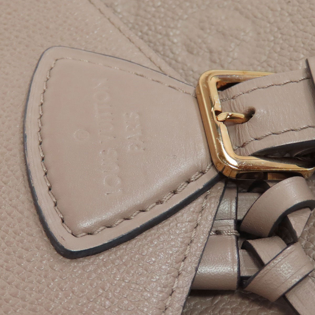 LOUIS VUITTON Backpack M45410 Ann Platt beige MontsourisPM Women  d