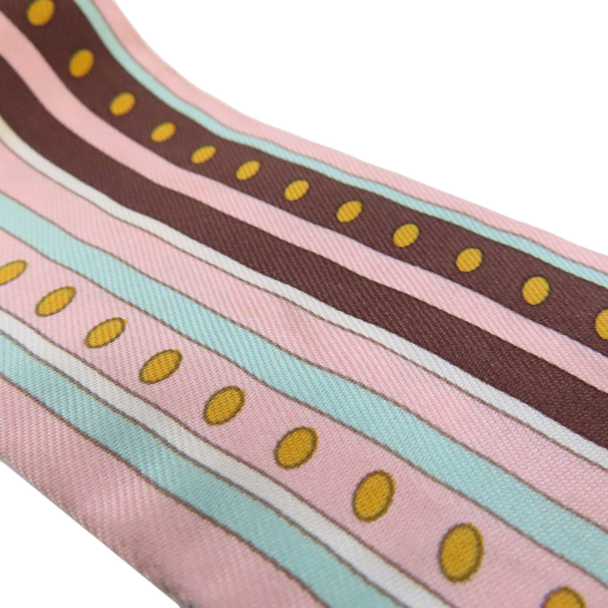 HERMES scarf silk pink Twilly Women  d