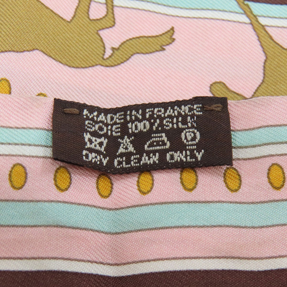 HERMES scarf silk pink Twilly Women  d
