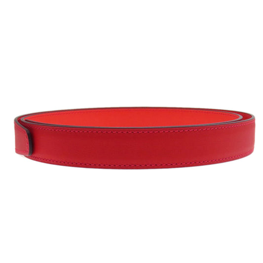HERMES belt Swift, Epsom Red Rival Vermilion Rose SVMetal mens  d