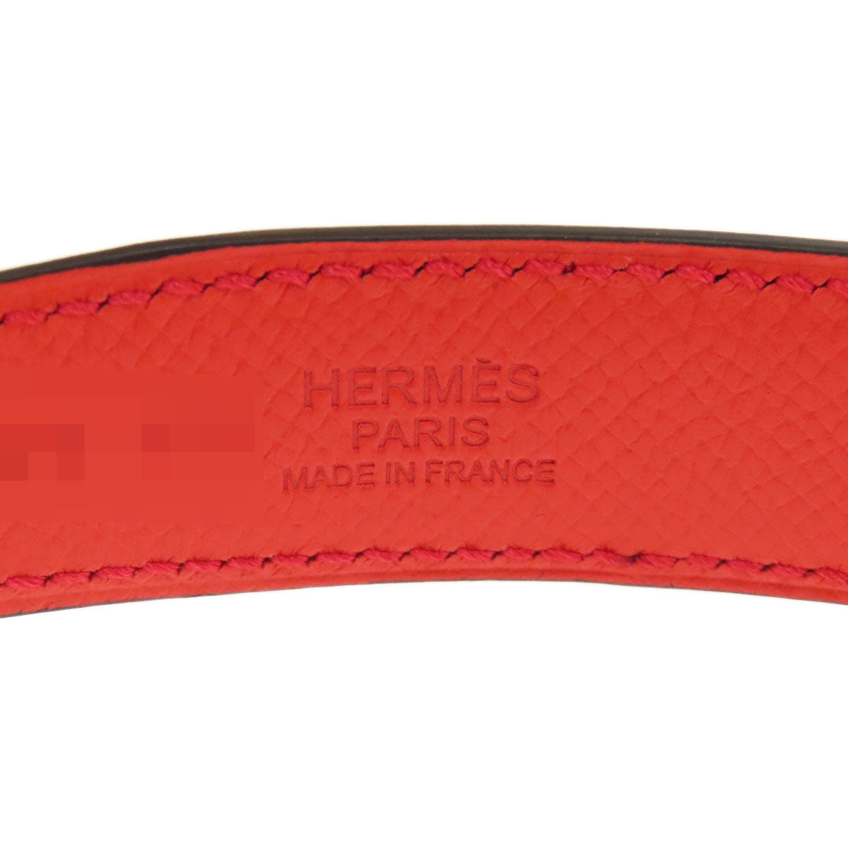 HERMES belt Swift, Epsom Red Rival Vermilion Rose SVMetal mens  d