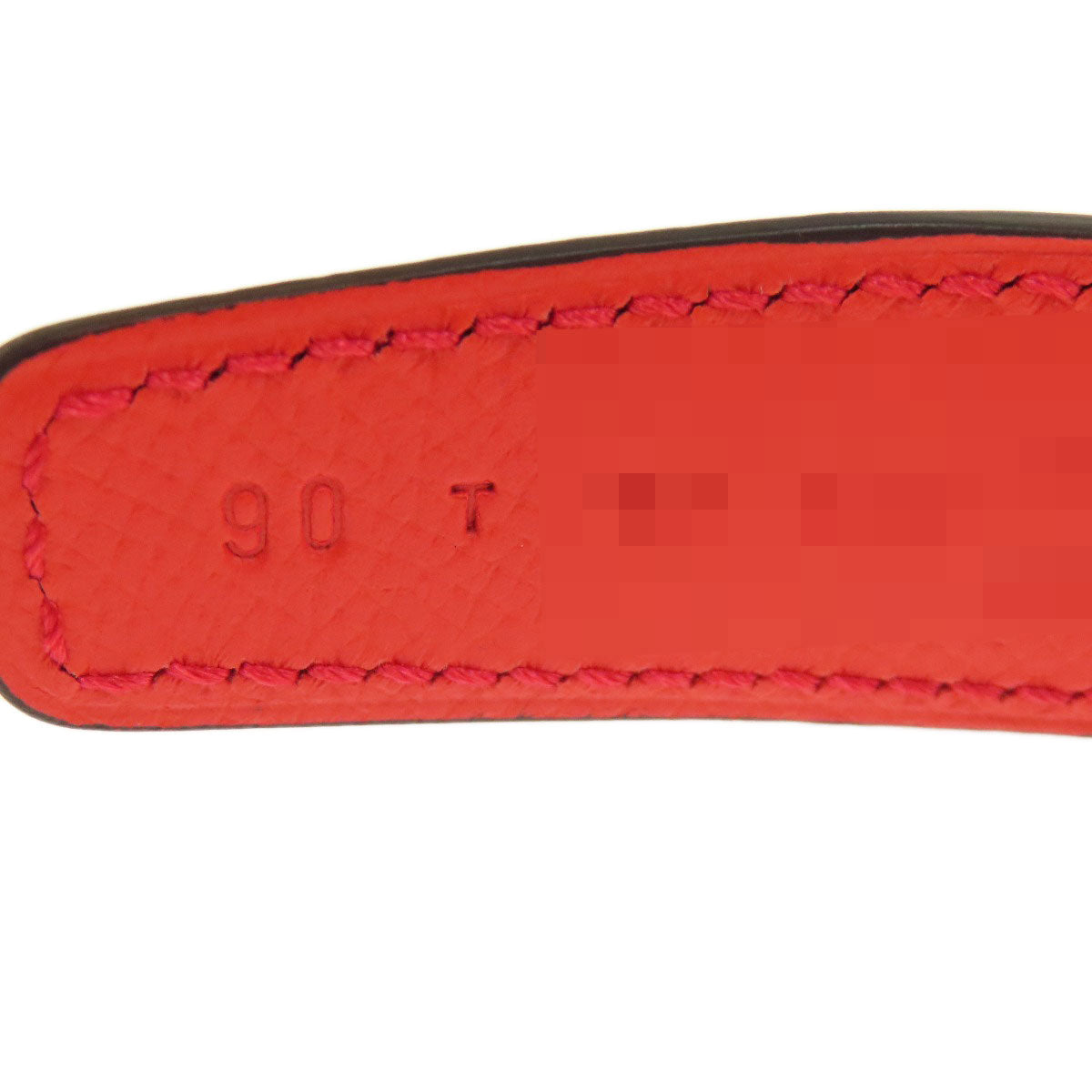 HERMES belt Swift, Epsom Red Rival Vermilion Rose SVMetal mens  d