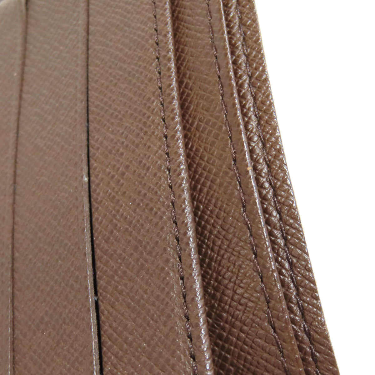 LOUIS VUITTON Bifold Wallet N61675 Damier canvas Brown Portefeuille?EMarco mens  d