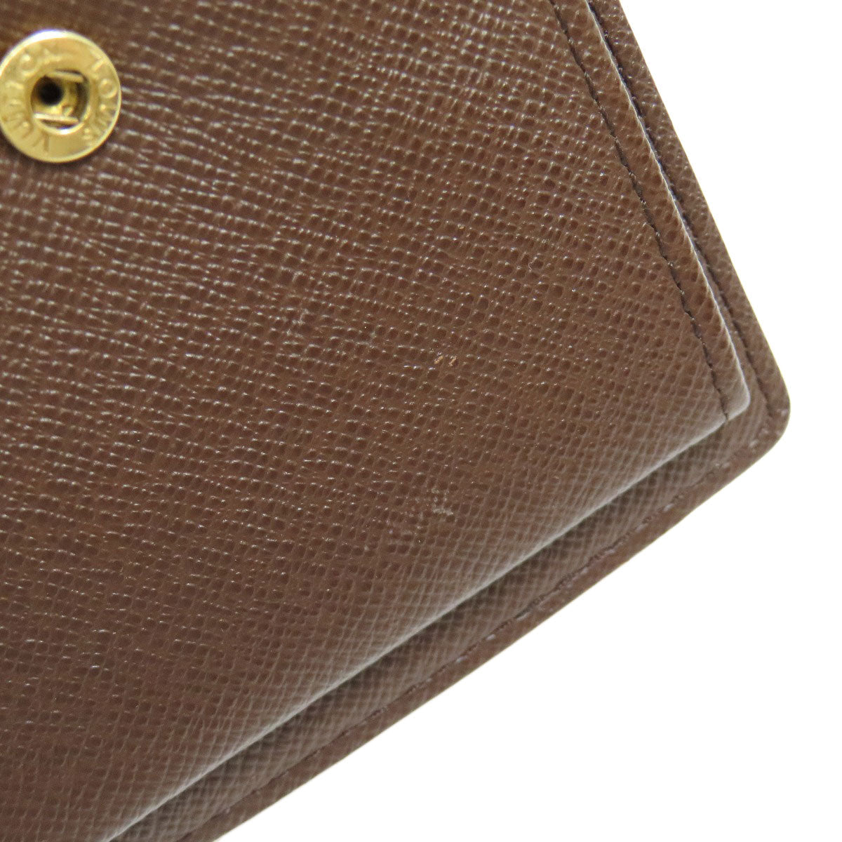 LOUIS VUITTON Bifold Wallet N61675 Damier canvas Brown Portefeuille?EMarco mens  d