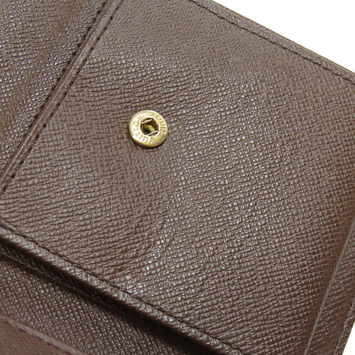 LOUIS VUITTON Bifold Wallet N61675 Damier canvas Brown Portefeuille?EMarco mens  d