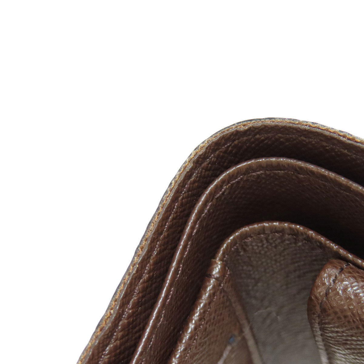 LOUIS VUITTON Bifold Wallet N61675 Damier canvas Brown Portefeuille?EMarco mens  d